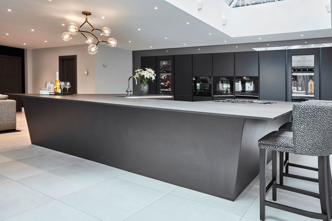 Miele appliances in large kitchen