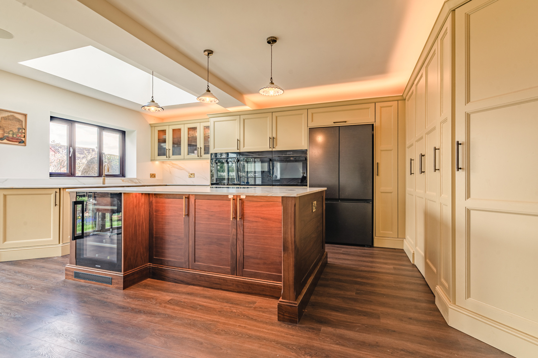 Cream shaker kitchen by Caledonia