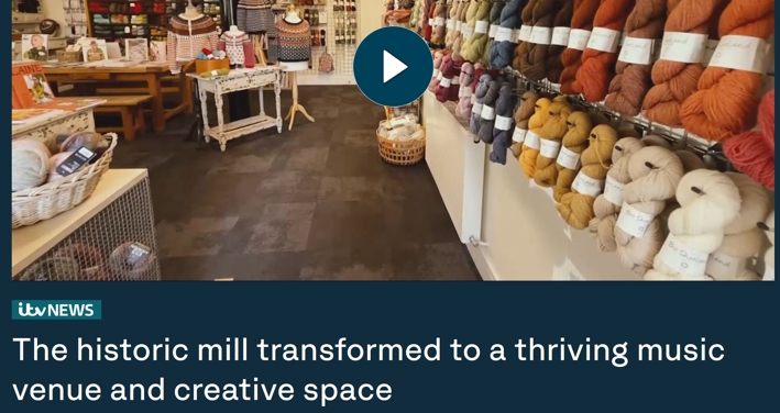 Sunny Bank Mills on ITV News